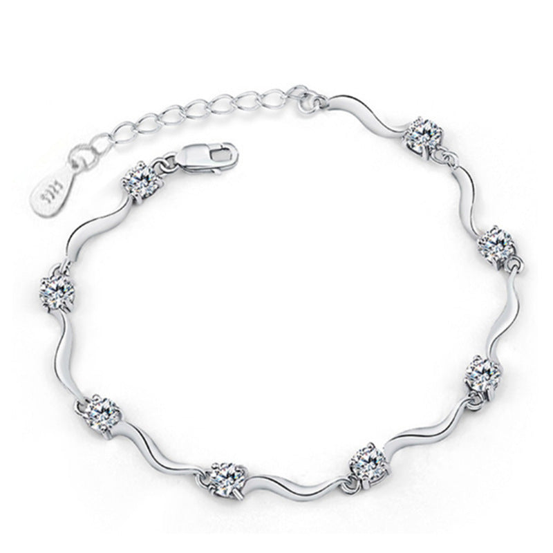Silver plated bracelet