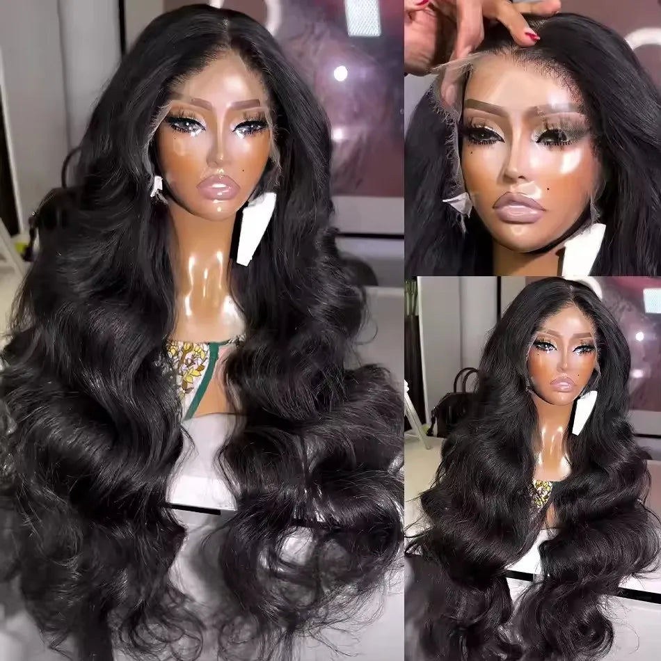 30 40 Inch Body Wave Glueless Wig Human Hair Ready To Wear 13x6 Hd Transparent Lace Frontal Wig 7x6 Pre Cut 100% Human Hair Wigs