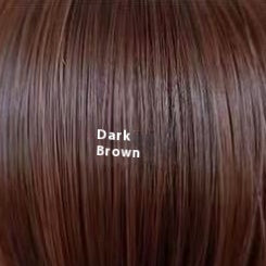 Front Lace Fashion Dark Brown Wig Big Wave Long Curly Wig Head Cover