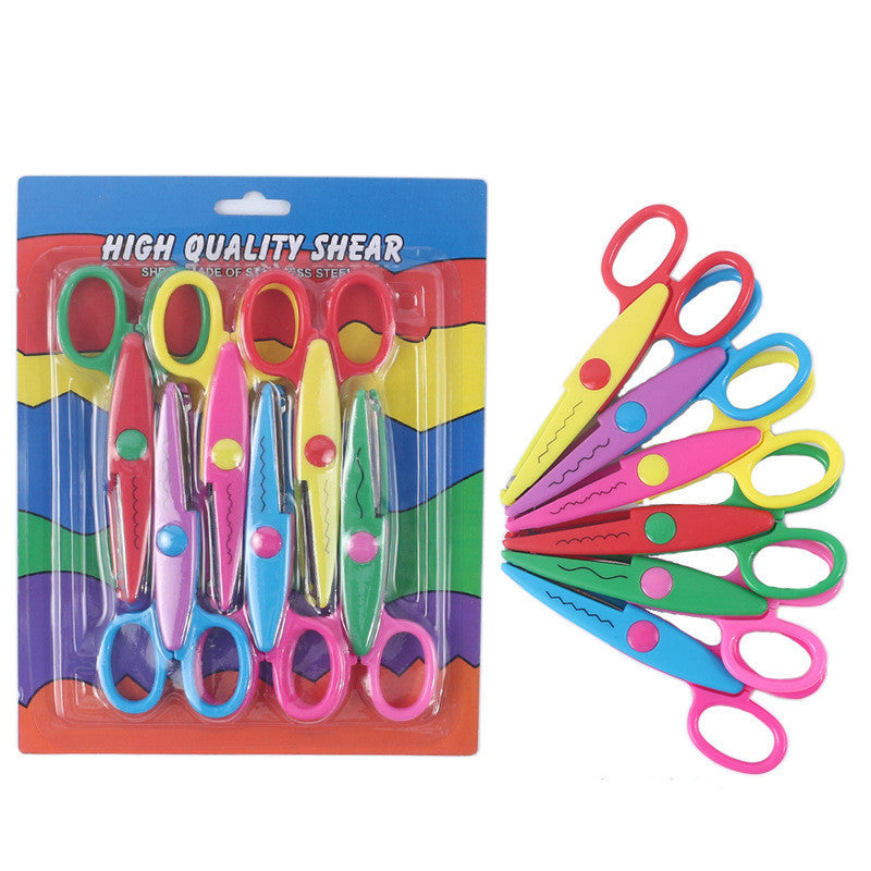 Paper-cut lace scissors set