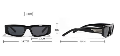 Sunglasses Women's To Make Round Face Thin-looked Black Sun Glasses Advanced Simple