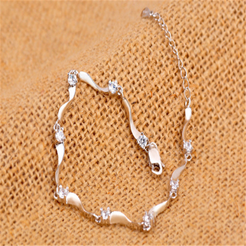 Silver plated bracelet