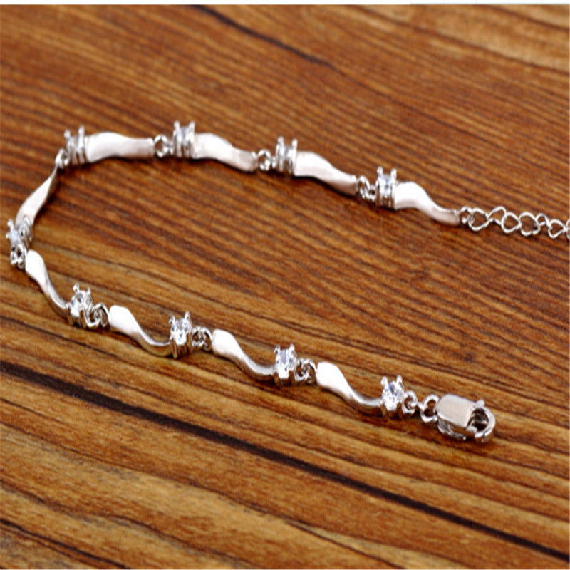 Silver plated bracelet