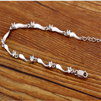 Silver plated bracelet