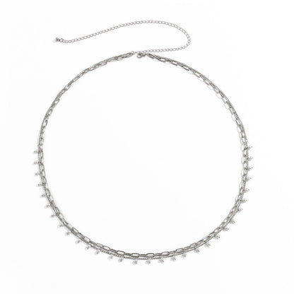 Small Fragrant Temperament Imitation Pearl Waist Chain