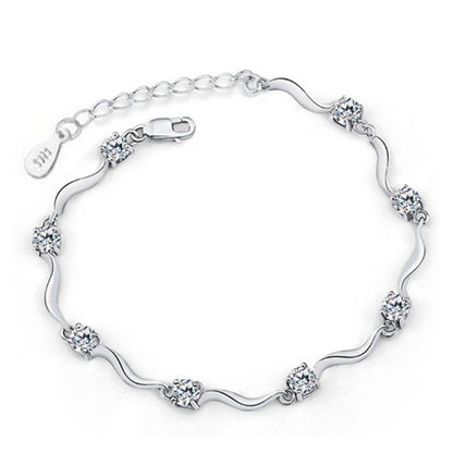 Silver plated bracelet