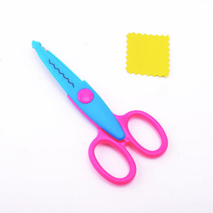 Lace Scissors Plastic Edge Serrated Tape