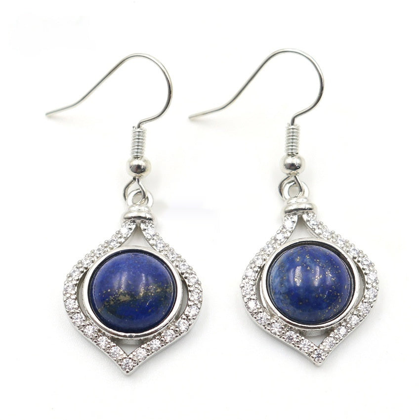 Amethyst Pack Beads Girls' Earrings Eardrops