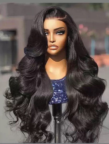 Piano Color Wig Front Lace Big Wave Curly Wig
