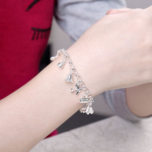 Silver bracelet, creative pendant bracelet