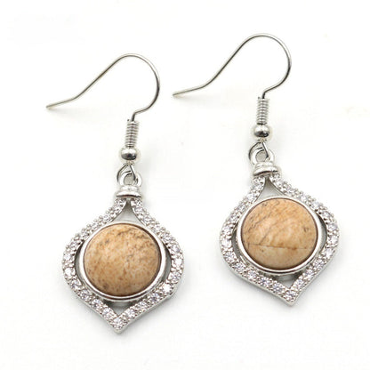 Amethyst Pack Beads Girls' Earrings Eardrops