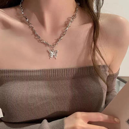 Women's Fashion Retro Personality Girls Cool Tide Collarbone Chain