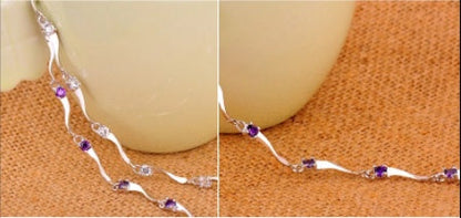 Silver plated bracelet