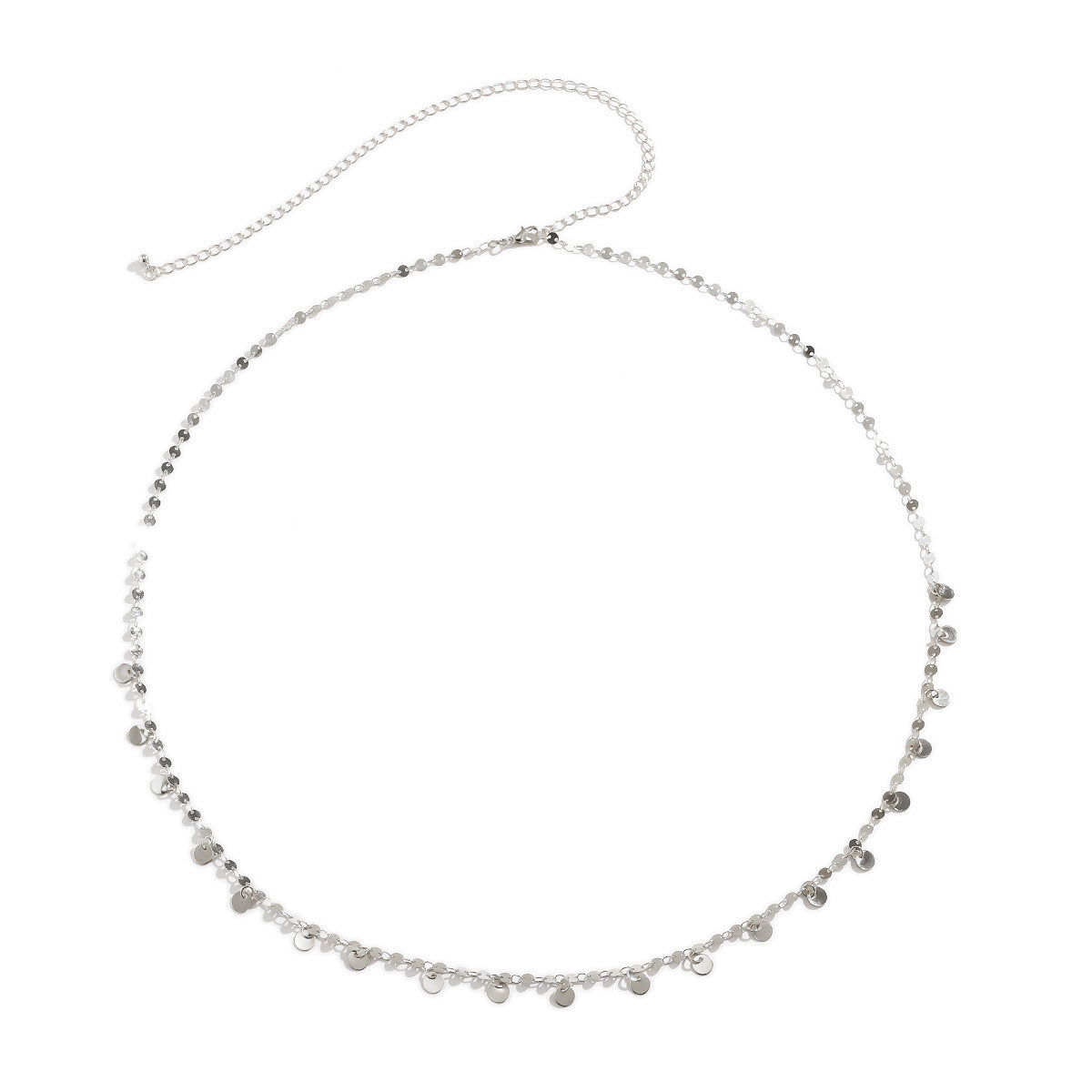 Fashion Sexy Geometric Sequins Tassel Waist Chain