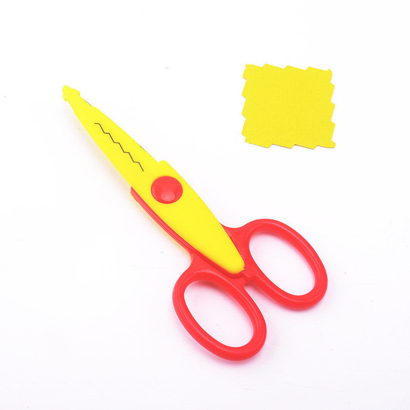 Lace Scissors Plastic Edge Serrated Tape