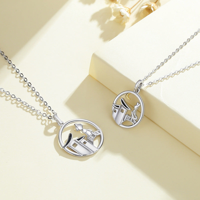 Cowherd And Weaver Girl Couple Necklaces