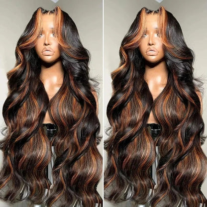 Gradient Color Big Wave Wig High-temperature Fiber