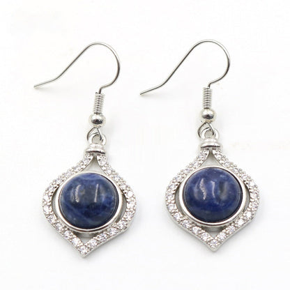 Amethyst Pack Beads Girls' Earrings Eardrops