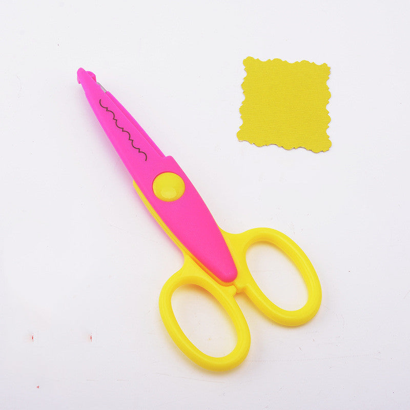 Lace Scissors Plastic Edge Serrated Tape