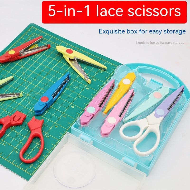 Plastic Children's Lace Scissors Set