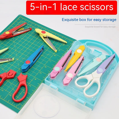 Plastic Children's Lace Scissors Set