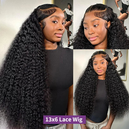 46 40 Inch Deep Wave 13x4 13x6 Hd Lace Frontal Wigs Human Hair Water Wave 360 Lace Front Wig Remy Brazilian Curly Wigs For Women