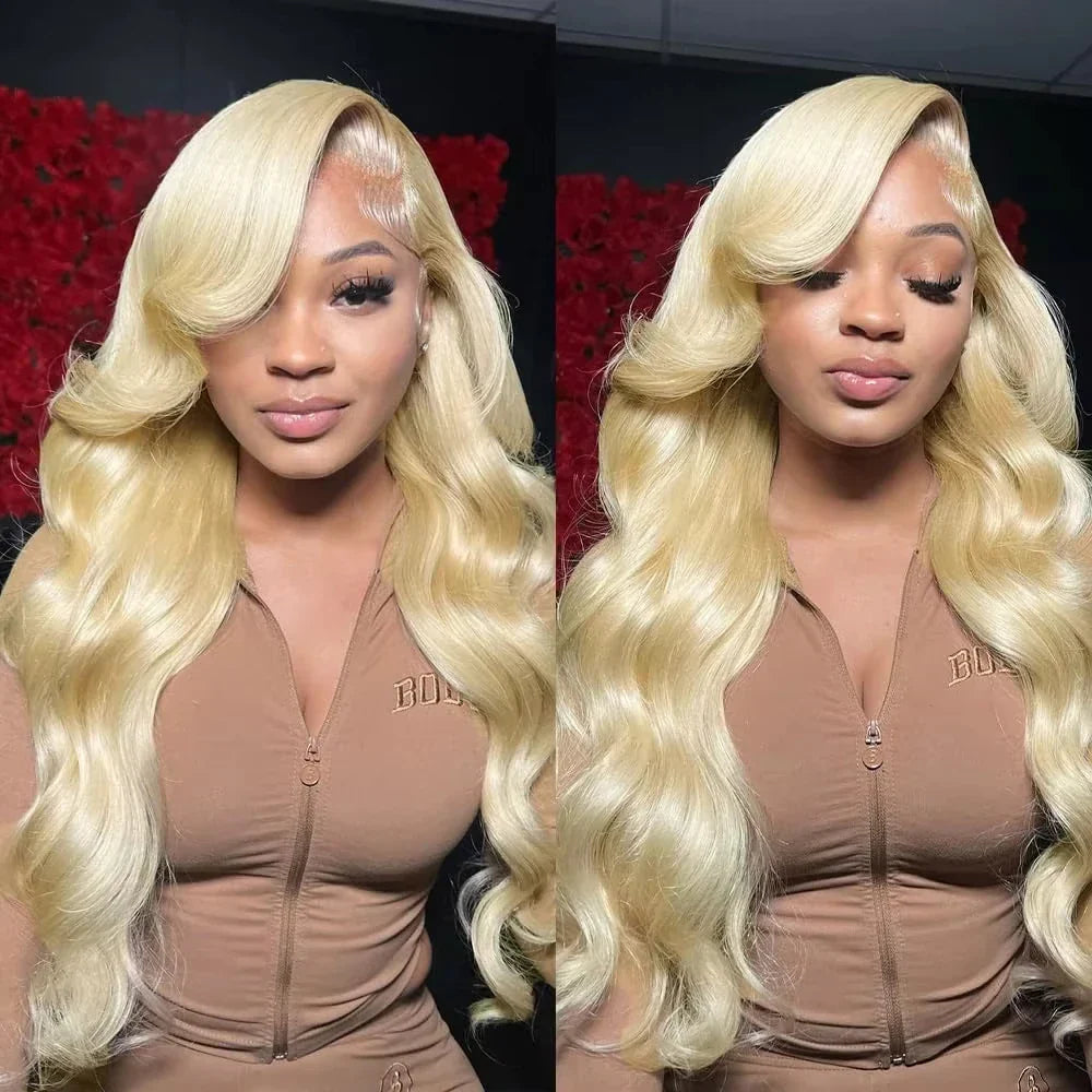 Body Wave 613 Hd Lace Frontal Wig 13x6 Human Hair Wigs 250 Density 13x4 Transparent Lace Honey Blonde Glueless Wigs For Women