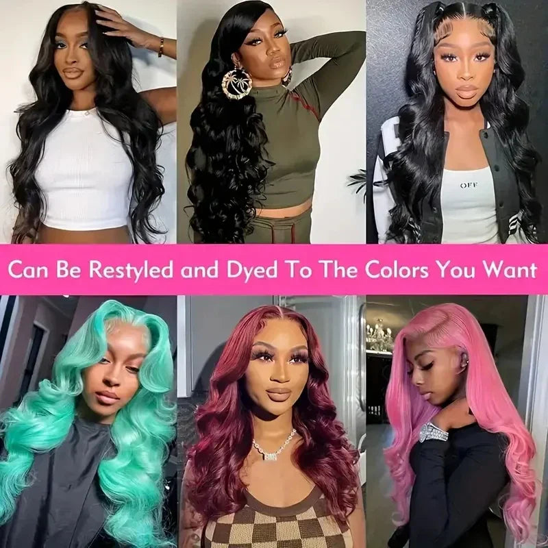 30 40 Inch Body Wave Glueless Wig Human Hair Ready To Wear 13x6 Hd Transparent Lace Frontal Wig 7x6 Pre Cut 100% Human Hair Wigs