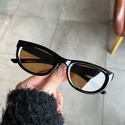 Retro Black Cat Eye UV Resistant Sunglasses