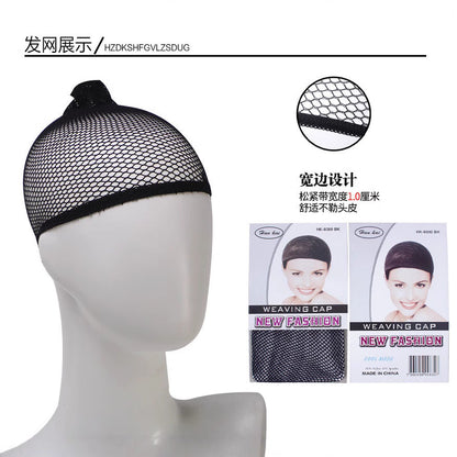 Wig Women's Short Curly Hair Medium Wave Micro Roll Chemical Fiber Full-head Wig