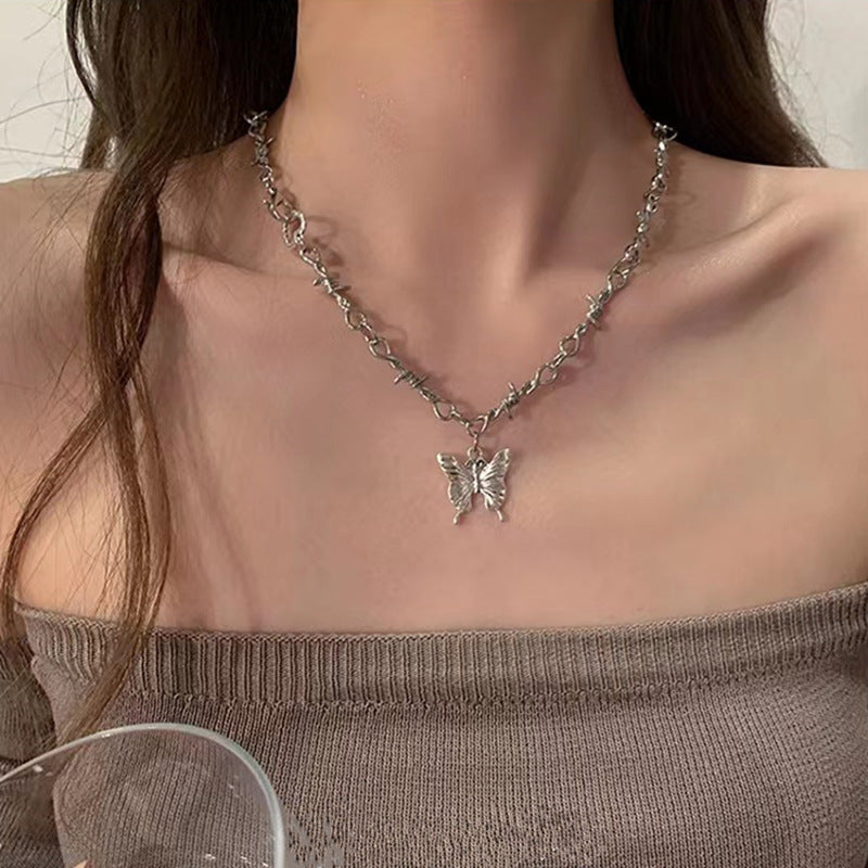 Women's Fashion Retro Personality Girls Cool Tide Collarbone Chain