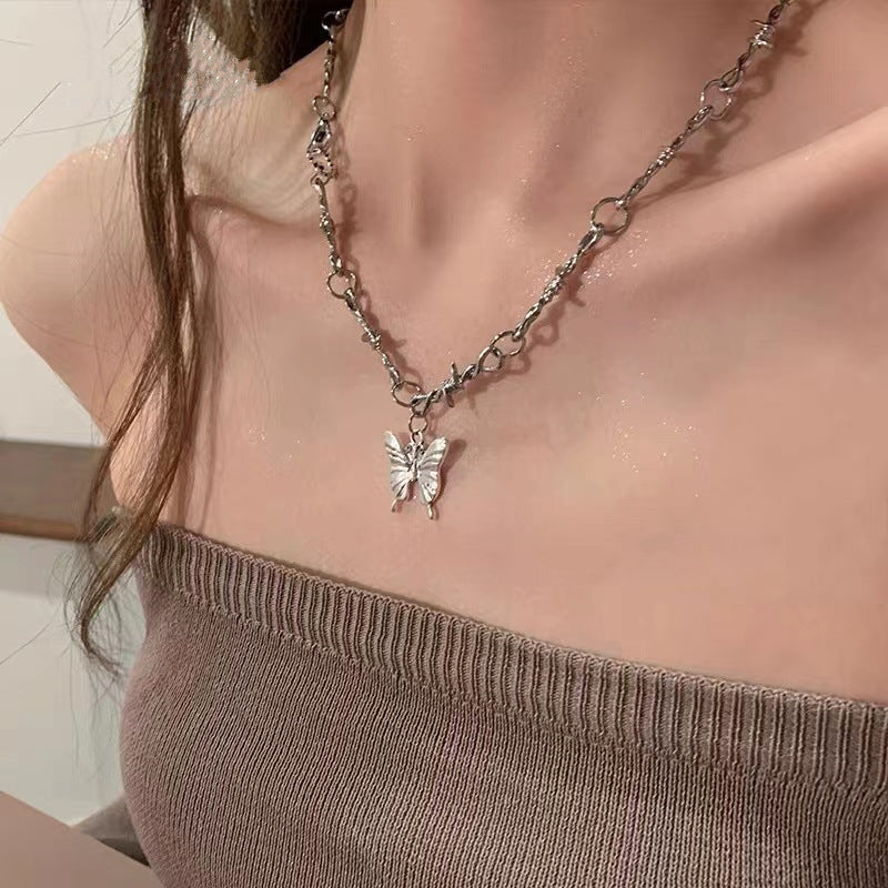 Women's Fashion Retro Personality Girls Cool Tide Collarbone Chain