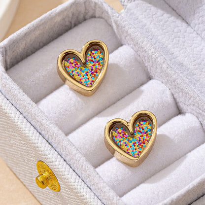 Daily Commuter Love Festival Women's Ear Studs