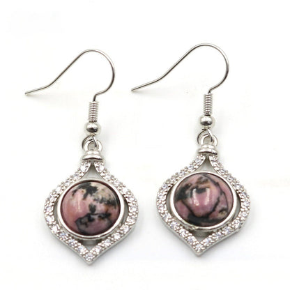 Amethyst Pack Beads Girls' Earrings Eardrops