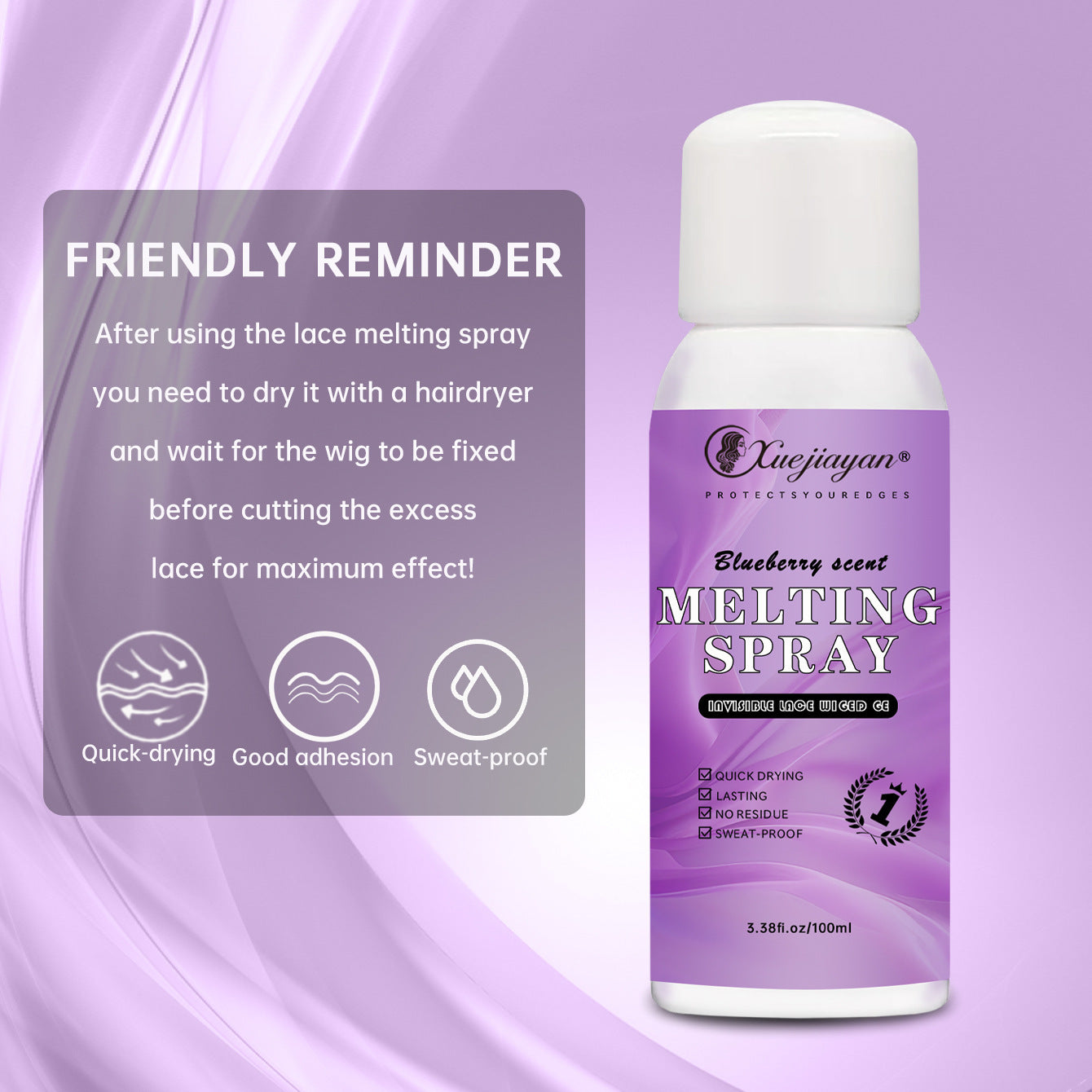 Lace Wig Spray Glue Easy To Dry Transparent