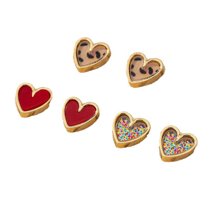 Daily Commuter Love Festival Women's Ear Studs