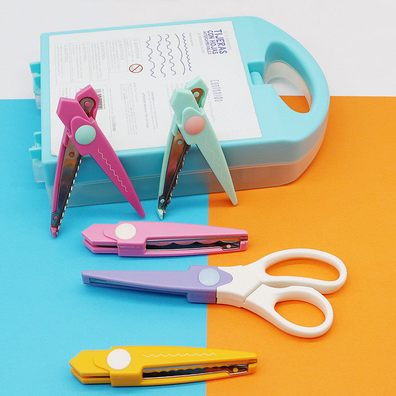 Plastic Children's Lace Scissors Set