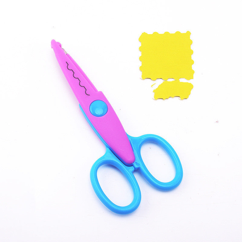Lace Scissors Plastic Edge Serrated Tape