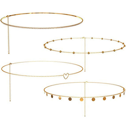 European And American Sexy Thin Chain Waist Chain Women
