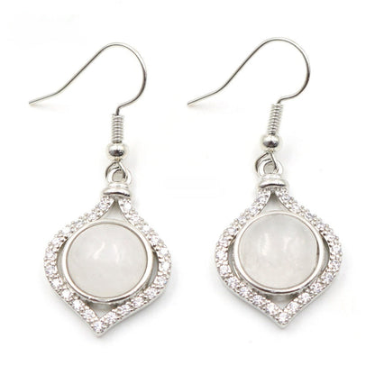 Amethyst Pack Beads Girls' Earrings Eardrops