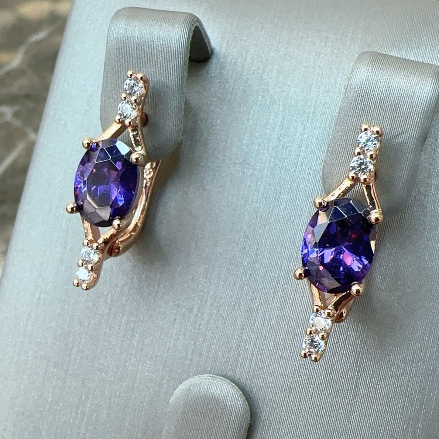 Rose Gold Amethyst Jewelry Kit