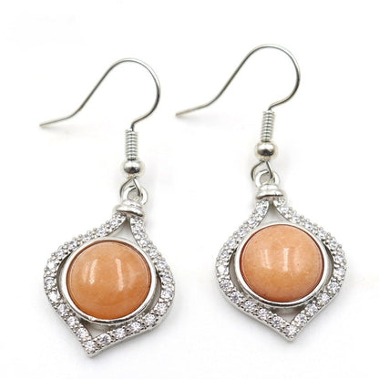 Amethyst Pack Beads Girls' Earrings Eardrops